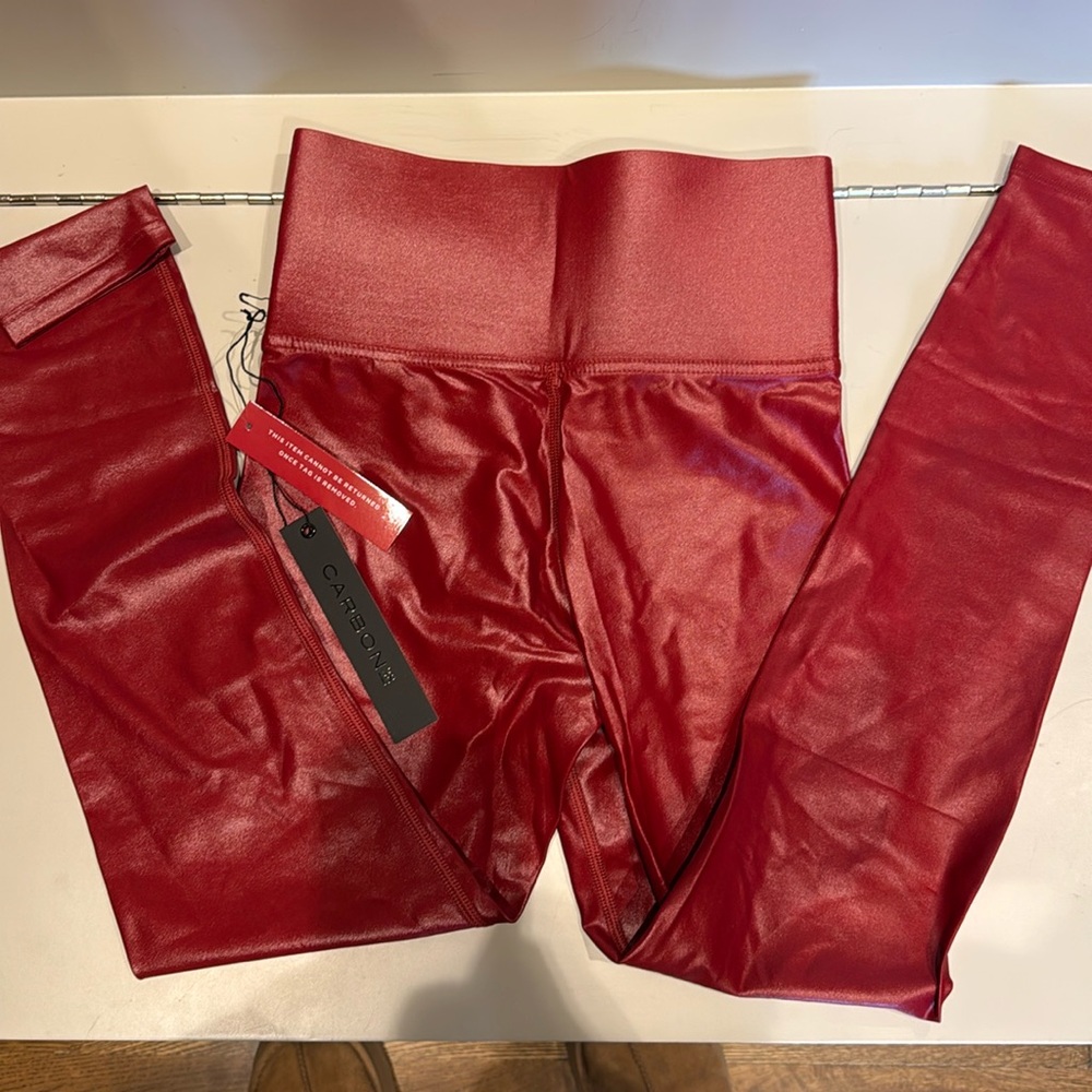Carbon leggings red XS